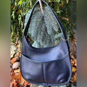 Vintage Coach Ergo Pocket Zip 9033 Navy Blue